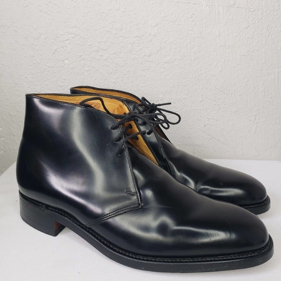 Charles Tyrwhitt Made In England Black Leather Lace Up Ankle Boots Mens Sz 6.5UK main image 3
